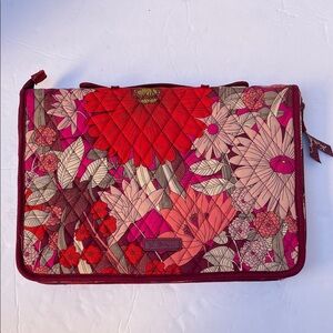 Vera Bradley Floral Hanging Cosmetic / Accessories Bag